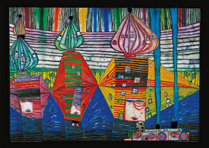 Vznik třetí kůže od Friedensreich Hundertwasser